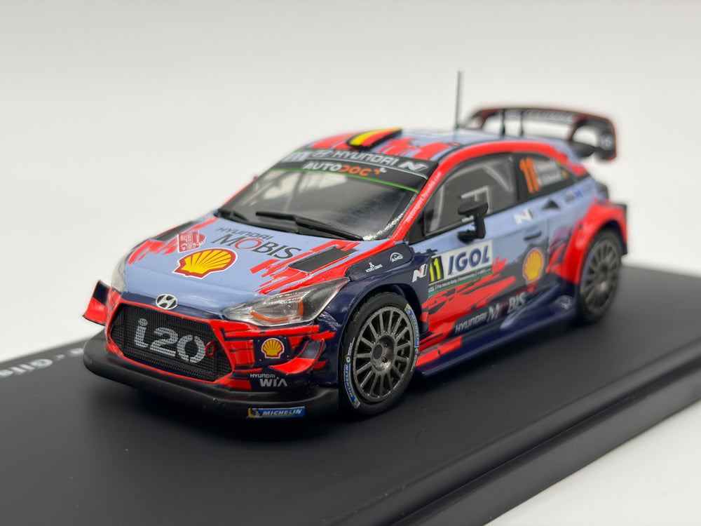1/43 2019 Hyundai i20 Coupe WRC - Tour de Corse - Neuville / Gilsoul | Model Rally Car