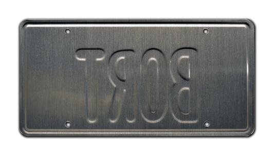 BORT - The Simpsons - Itchy & Scratchy Land | License Plate