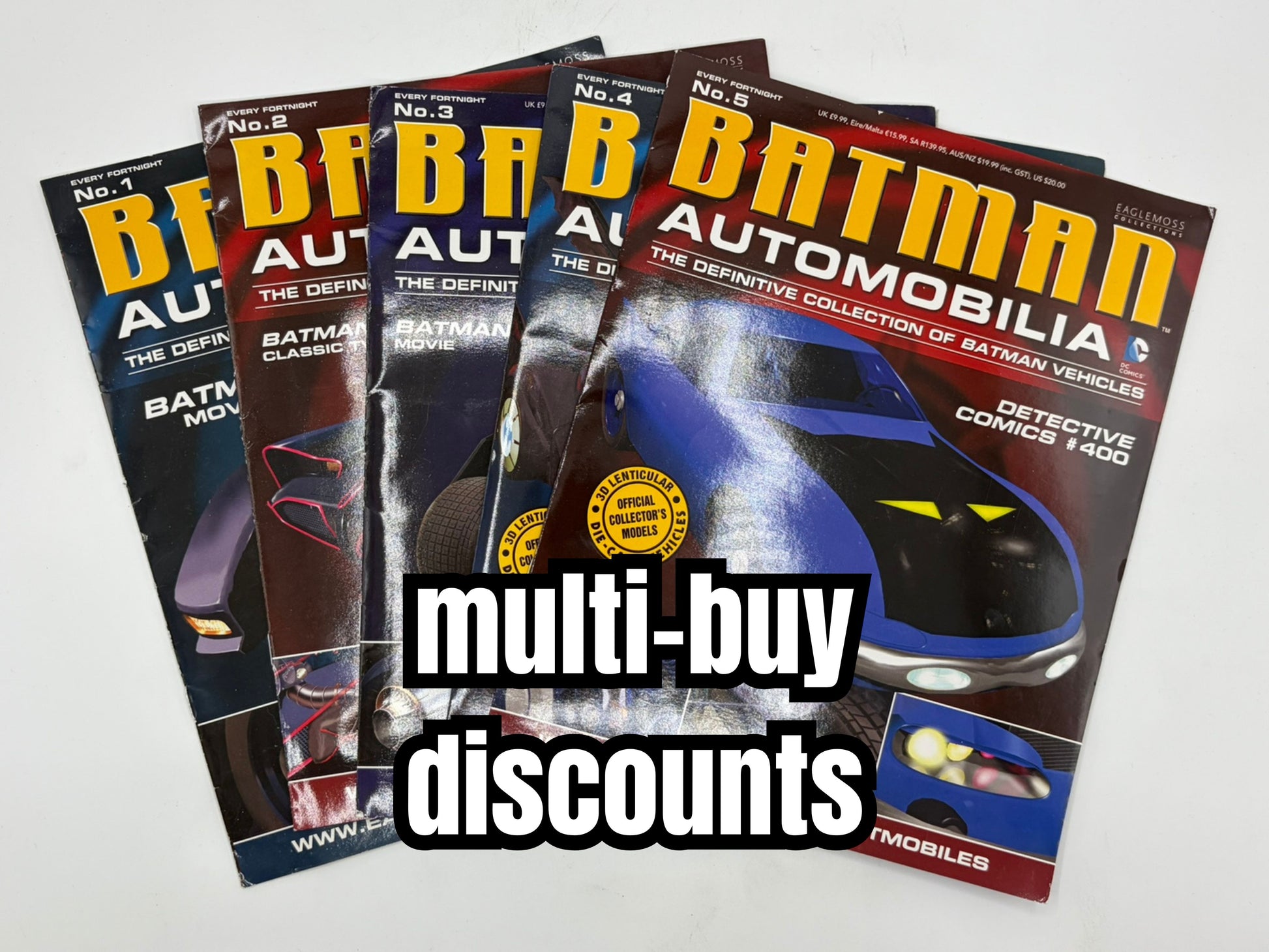 Batman Automobilia Collection Magazines - Select Your Issue