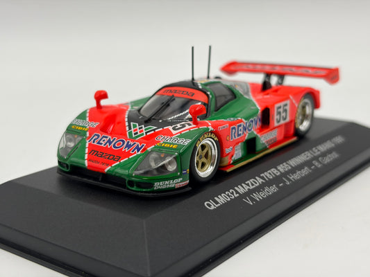1/43 1991 Mazda 787B #55 - Weidler / Herbert / Gachot - Quartzo | Model Le Mans Car