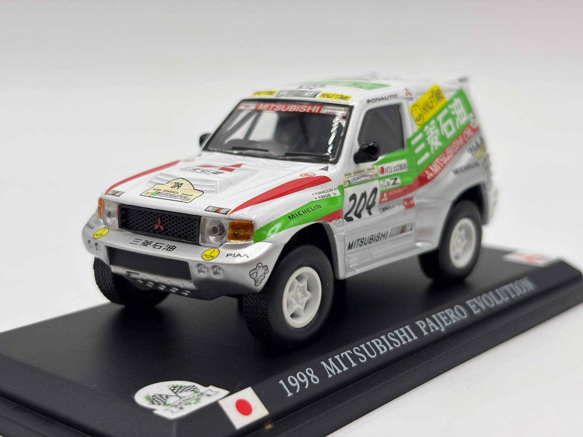 1/43 1998 Mitsubishi Pajero Evo - Paris-Granada-Dakar Rally - Shinozuka / Magne | Model Car