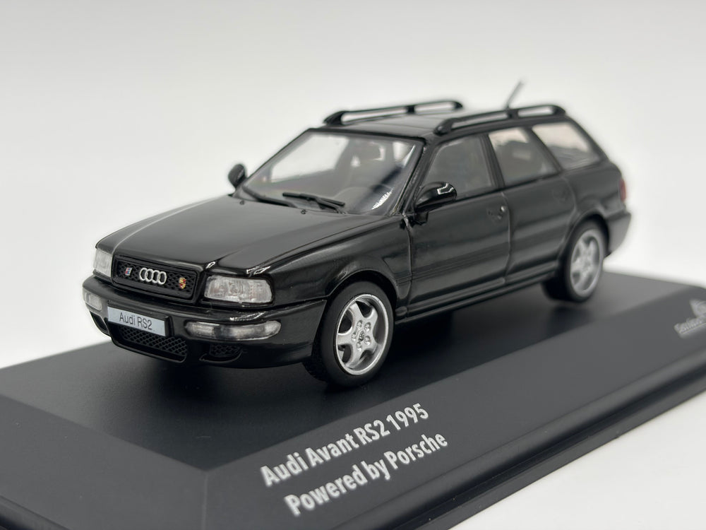1/43 1995 Audi RS2 Avant - Black - Solido | Model Car