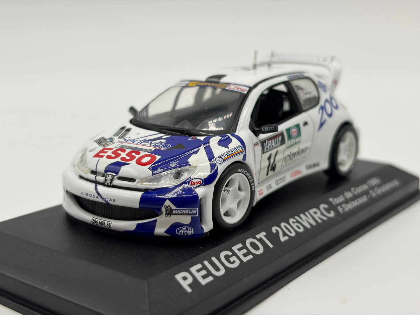 1/43 1999 Peugeot 206 WRC - Tour de Corse - Delecour / Grataloup | Model Rally Car