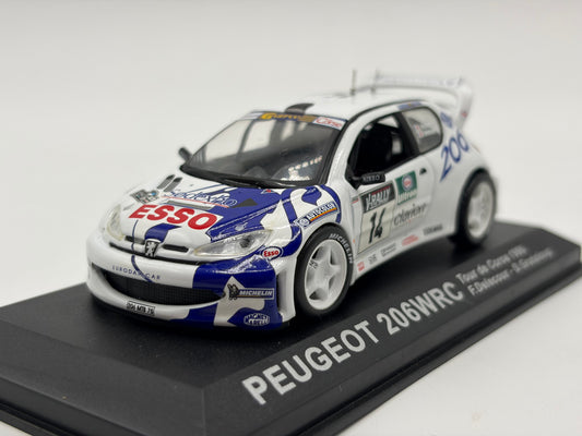 1/43 1999 Peugeot 206 WRC - Tour de Corse - Delecour / Grataloup | Model Rally Car