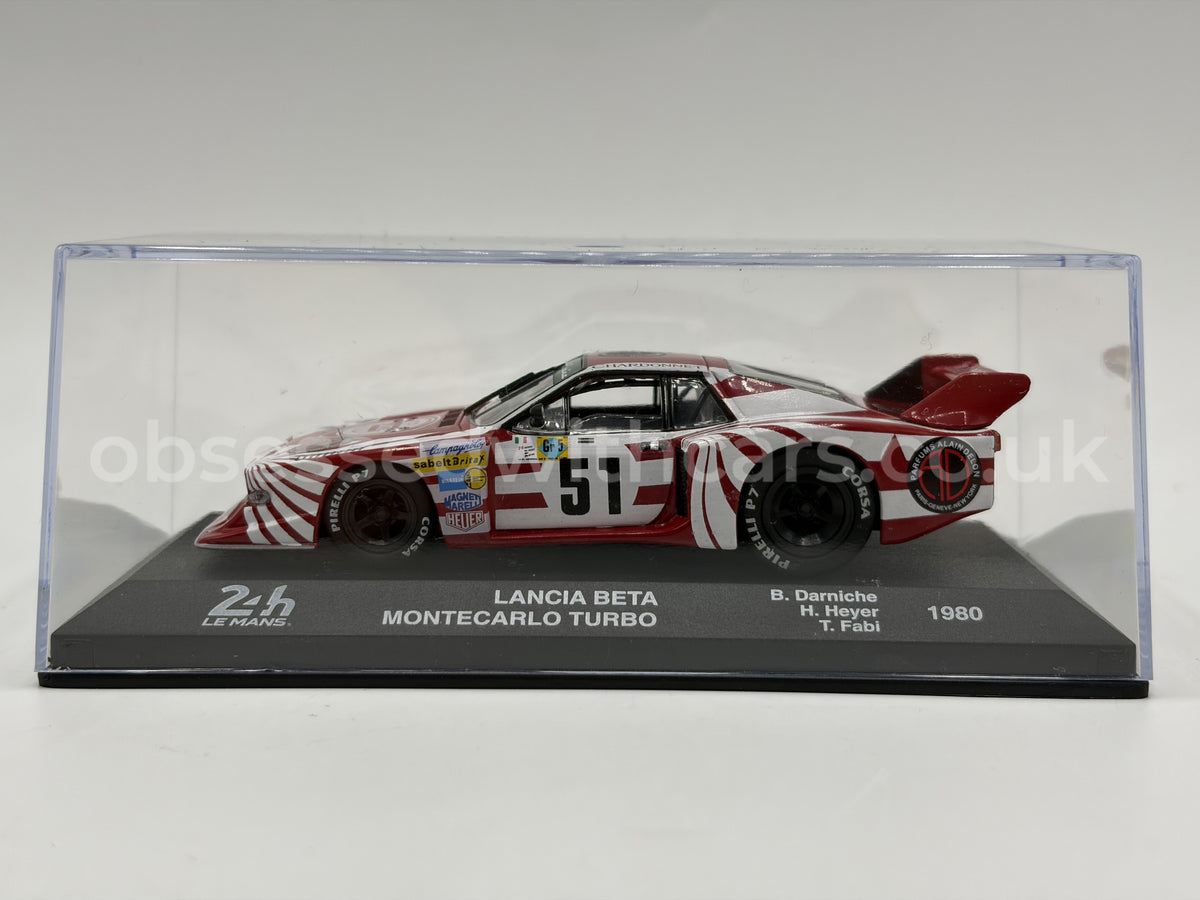 1/43 1980 Lancia Beta Montecarlo Turbo - Heyer / Fabi / Darniche | Model Le Mans Car