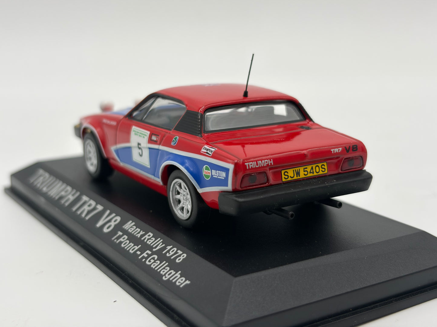 1/43 1978 Triumph TR7 V8 - Manx Rally - Pond / Gallagher | Model Rally Car