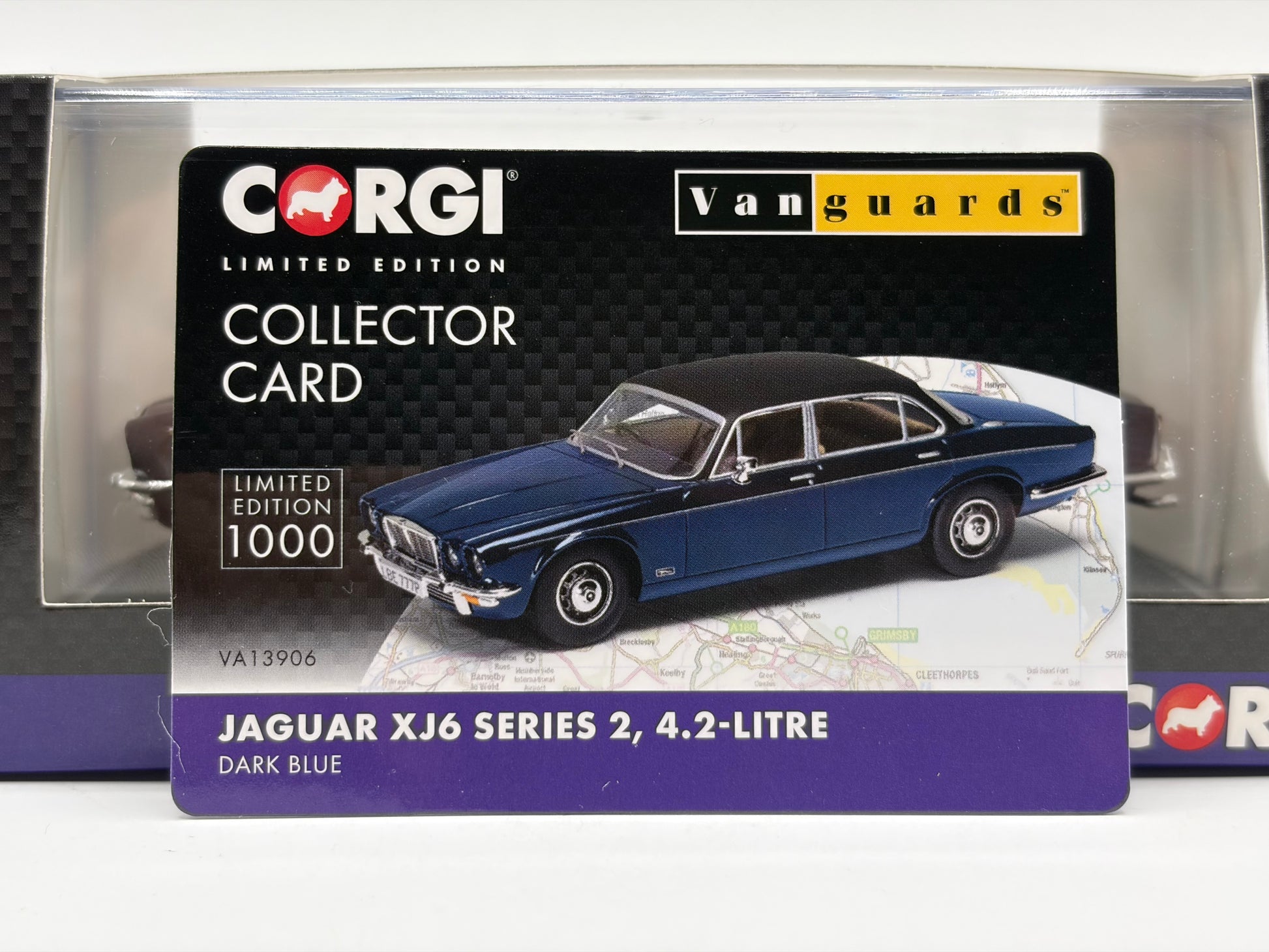 1/43 1976 Jaguar XJ6 Series 2 - Dark Blue | Corgi Vanguards | Model Car