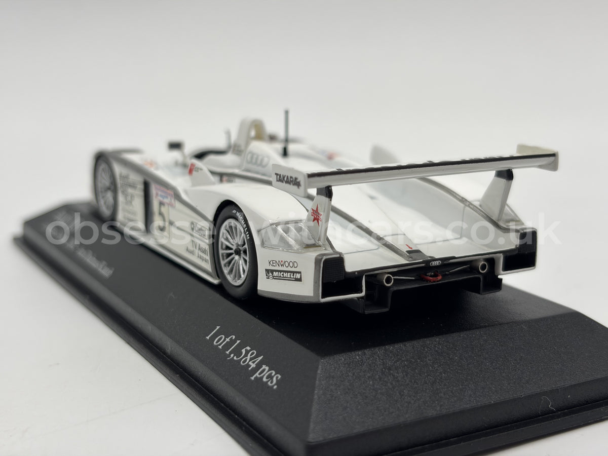 1/43 2002 Audi R8 - Ara / Dalmas / Katoh - Minichamps | Model Le Mans Car