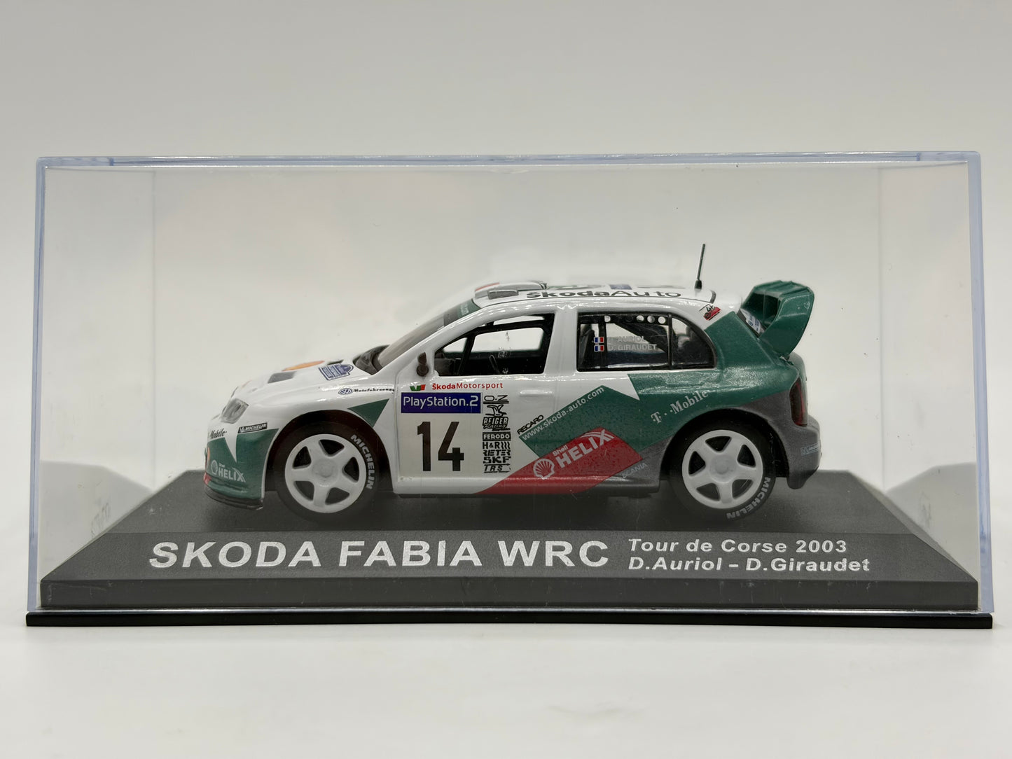 1/43 2003 Skoda Fabia WRC - Tour de Corse - Auriol / Giraudet | Model Rally Car