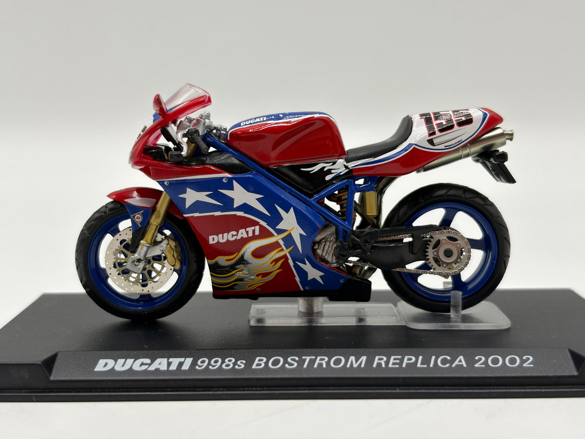 1/24 2002 Ducati 998S - Bostrom Replica | Racing Bike Model