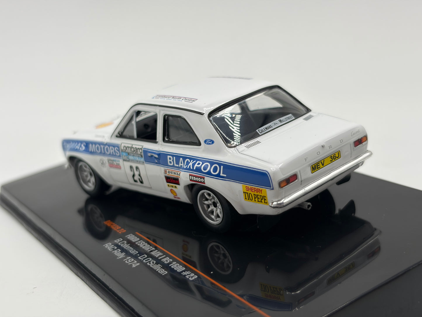 1/43 1974 Ford Escort MK1 RS1600 - RAC Rally - Coleman / O’Sullivan | Rally Model Car