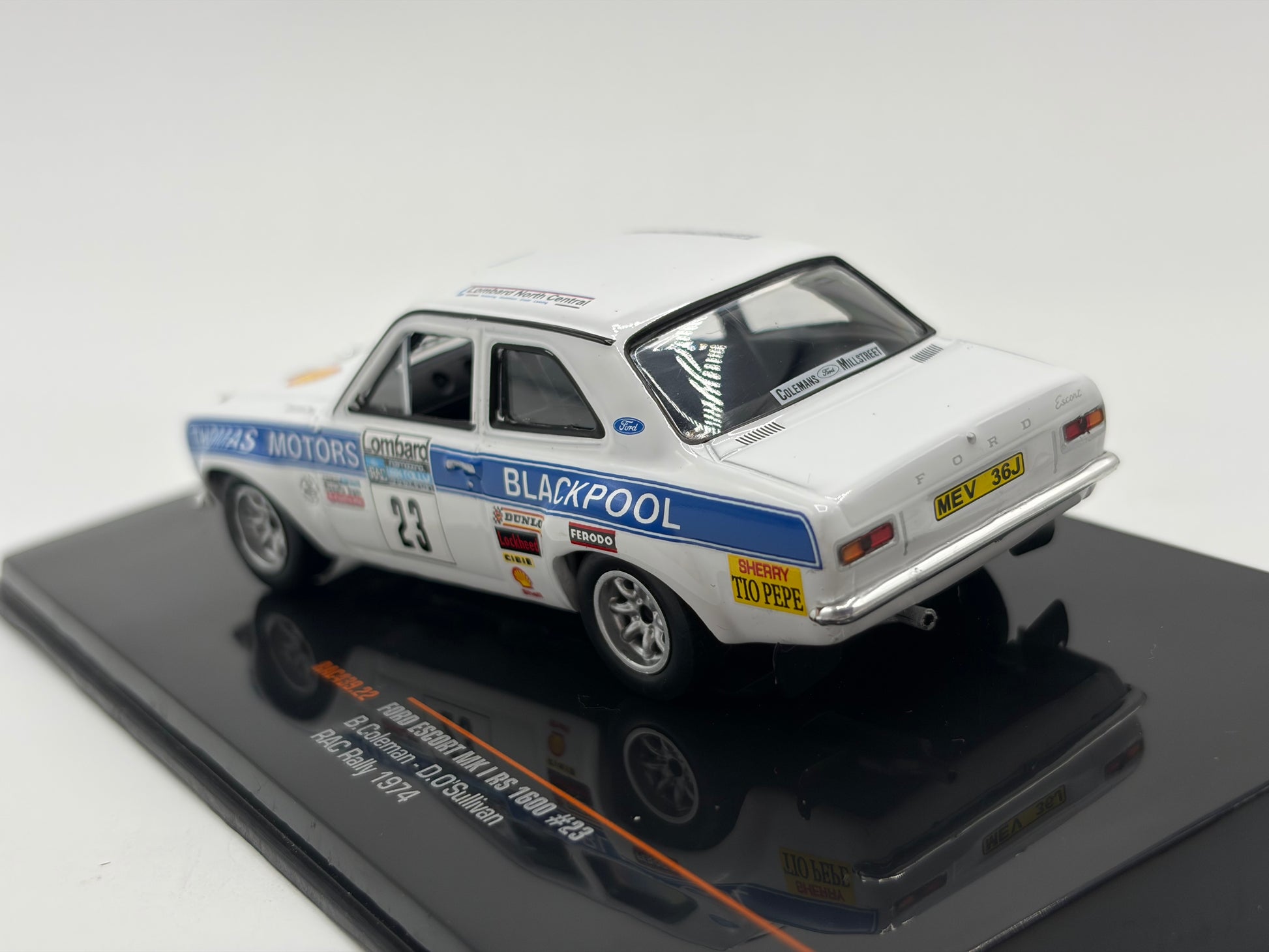 1/43 1974 Ford Escort MK1 RS1600 - RAC Rally - Coleman / O’Sullivan | Rally Model Car