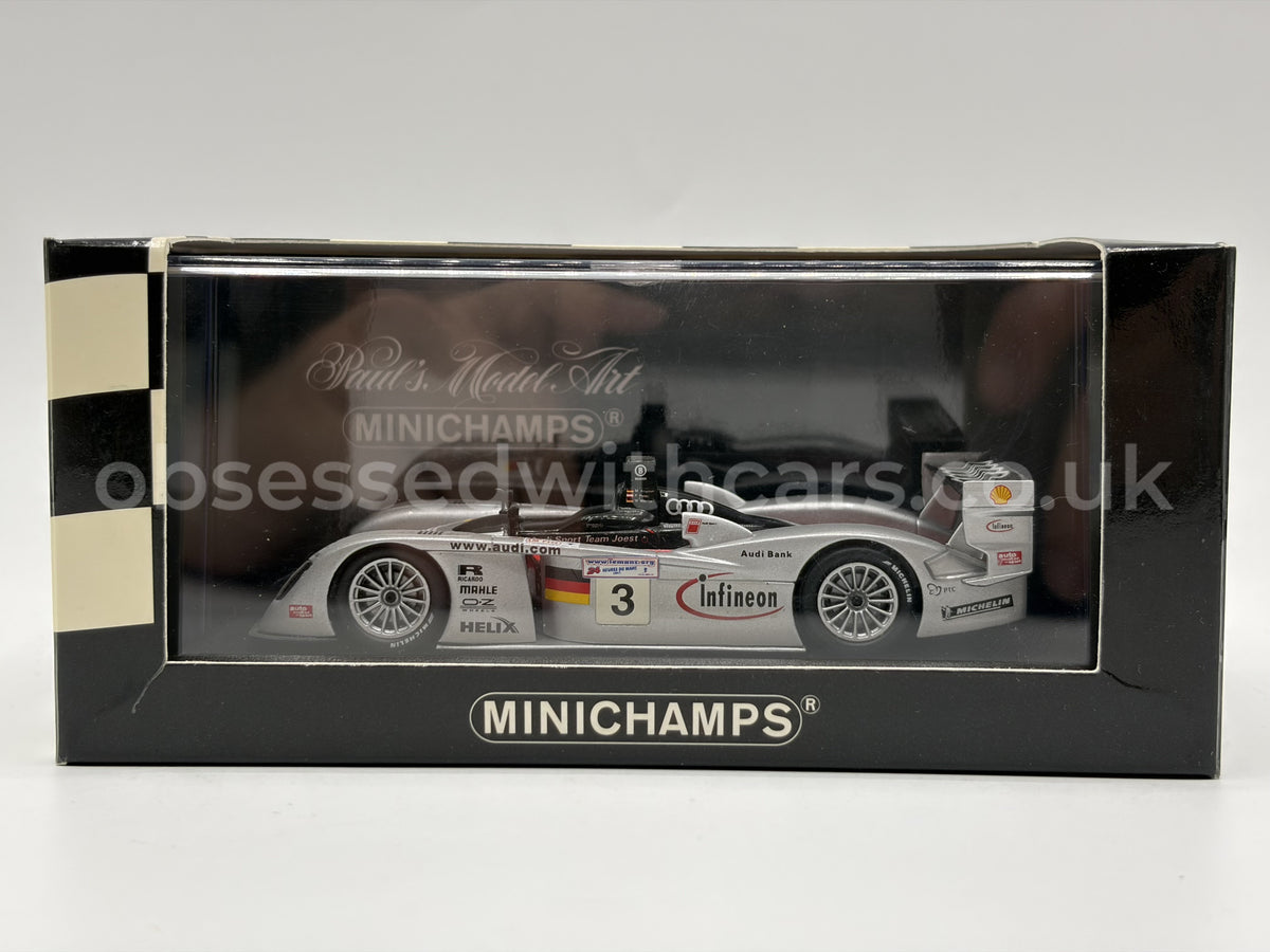 1/43 2002 Infineon Audi R8 - Krumm / Peter  Werner - Minichamps | Model Le Mans Car