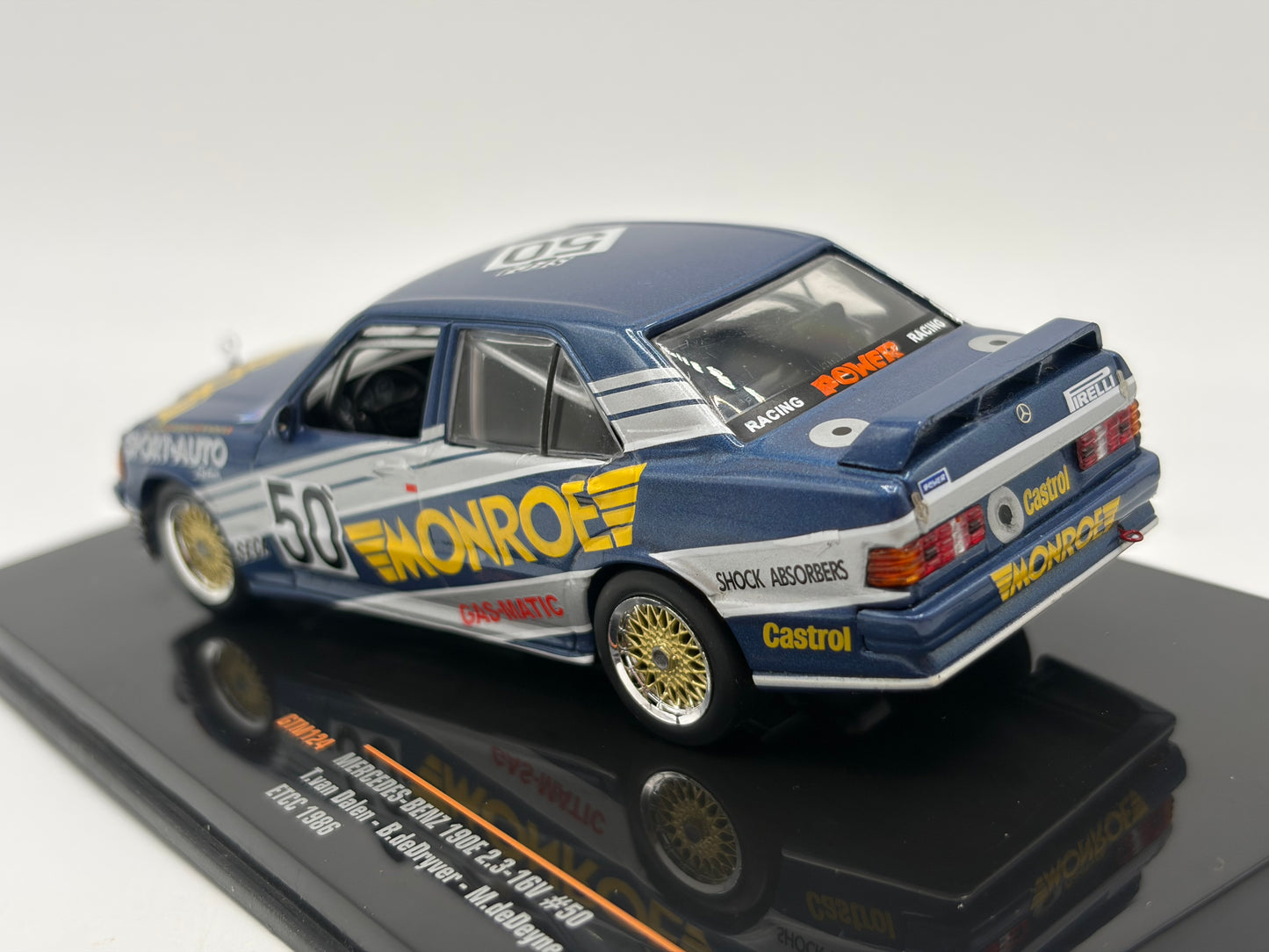 1/43 1986 Mercedes 190E 2.3-16 - ETCC - van Dalen / De Dryver / de Deyne | Model Car