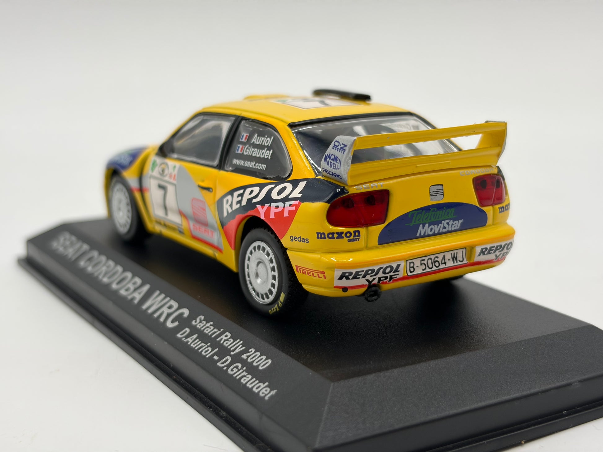 1/43 2000 Seat Cordoba WRC - Safari Rally - Auriol / Giraudet | Model Rally Car