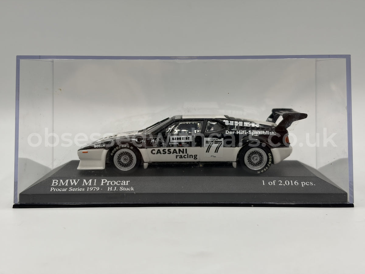 1/43 1979 BMW M1 Procar - Hans-Joachim Stuck - Minichamps | Model Car