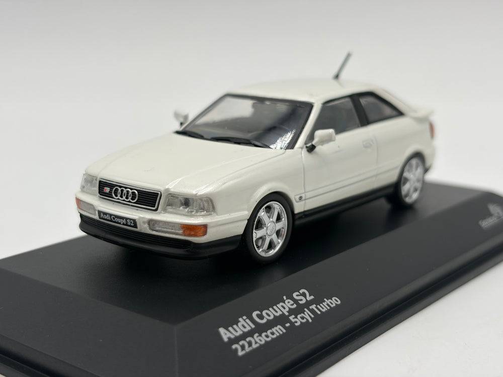 1/43 1992 Audi S2 Coupe - Pearl White - Solido | Model Car