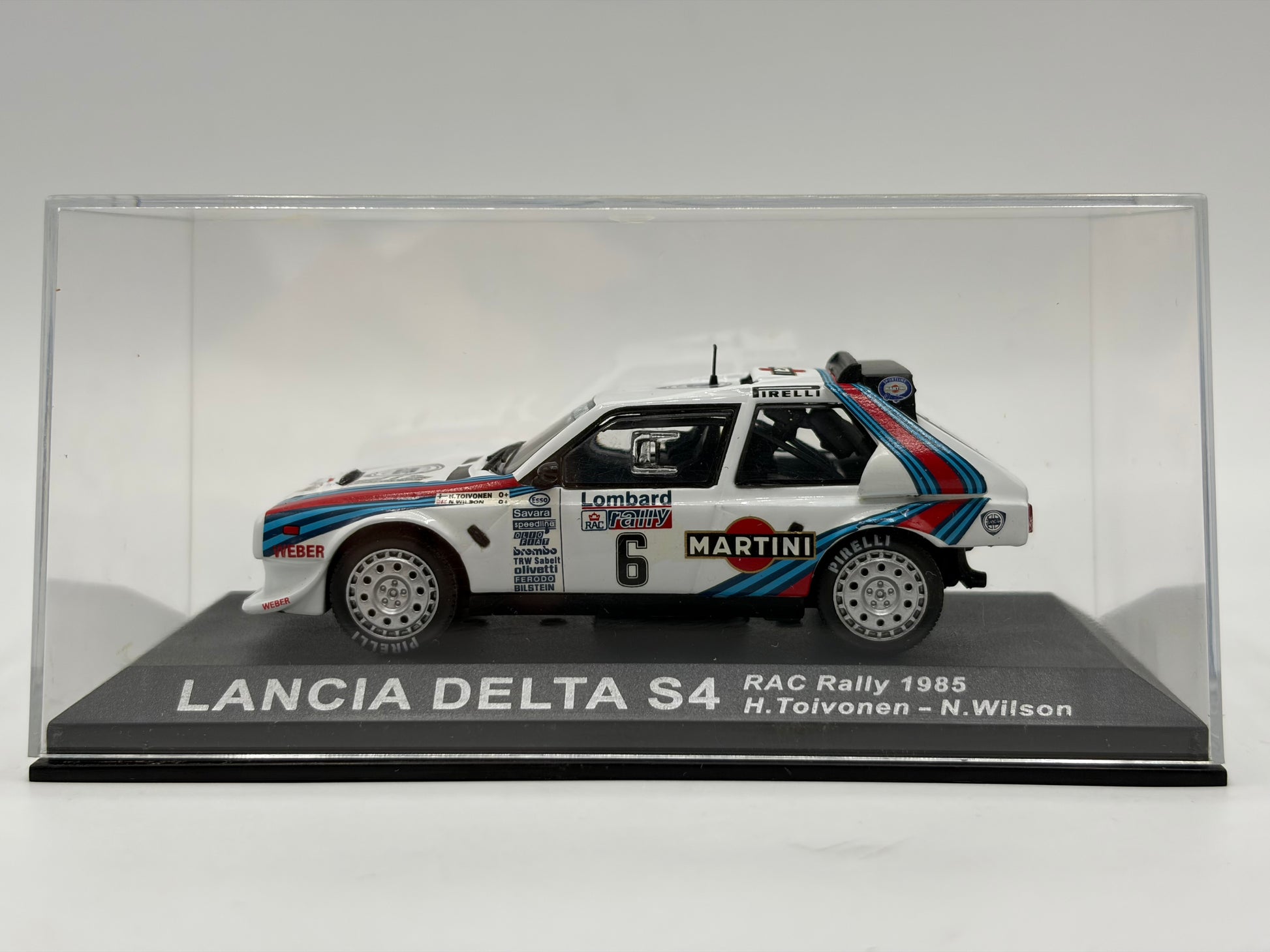 1/43 1985 Lancia Delta S4 - RAC Rally - Toivonen / Wilson | Model Rally Car