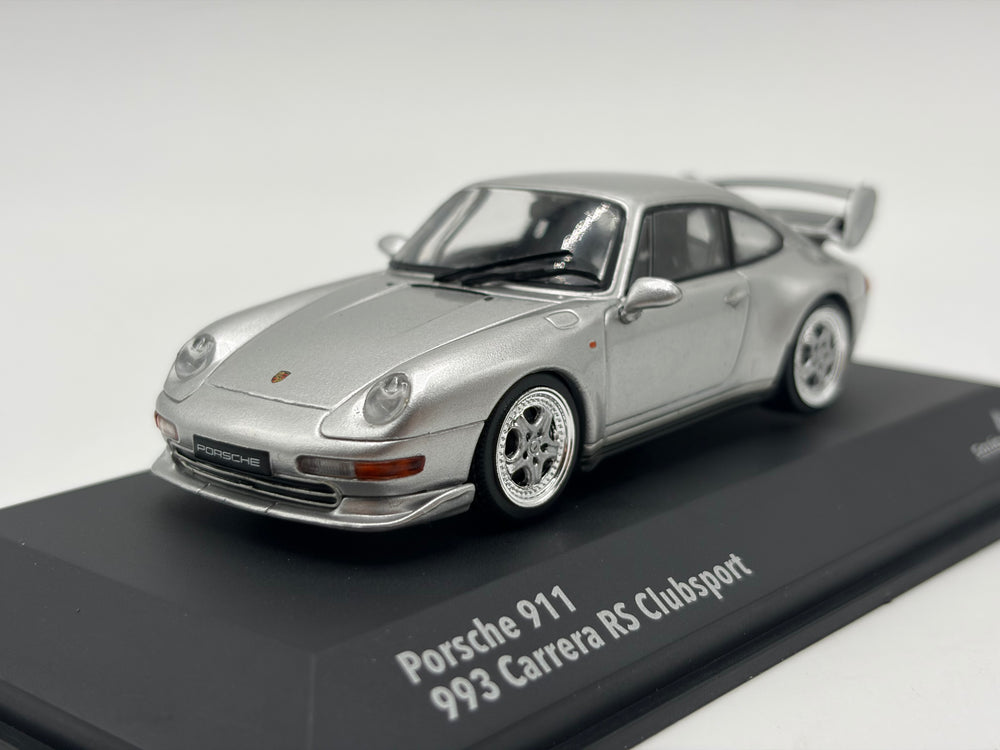 1/43 1993 Porsche 911 (993) Carrera RS Clubsport - Silver - Solido | Model Car