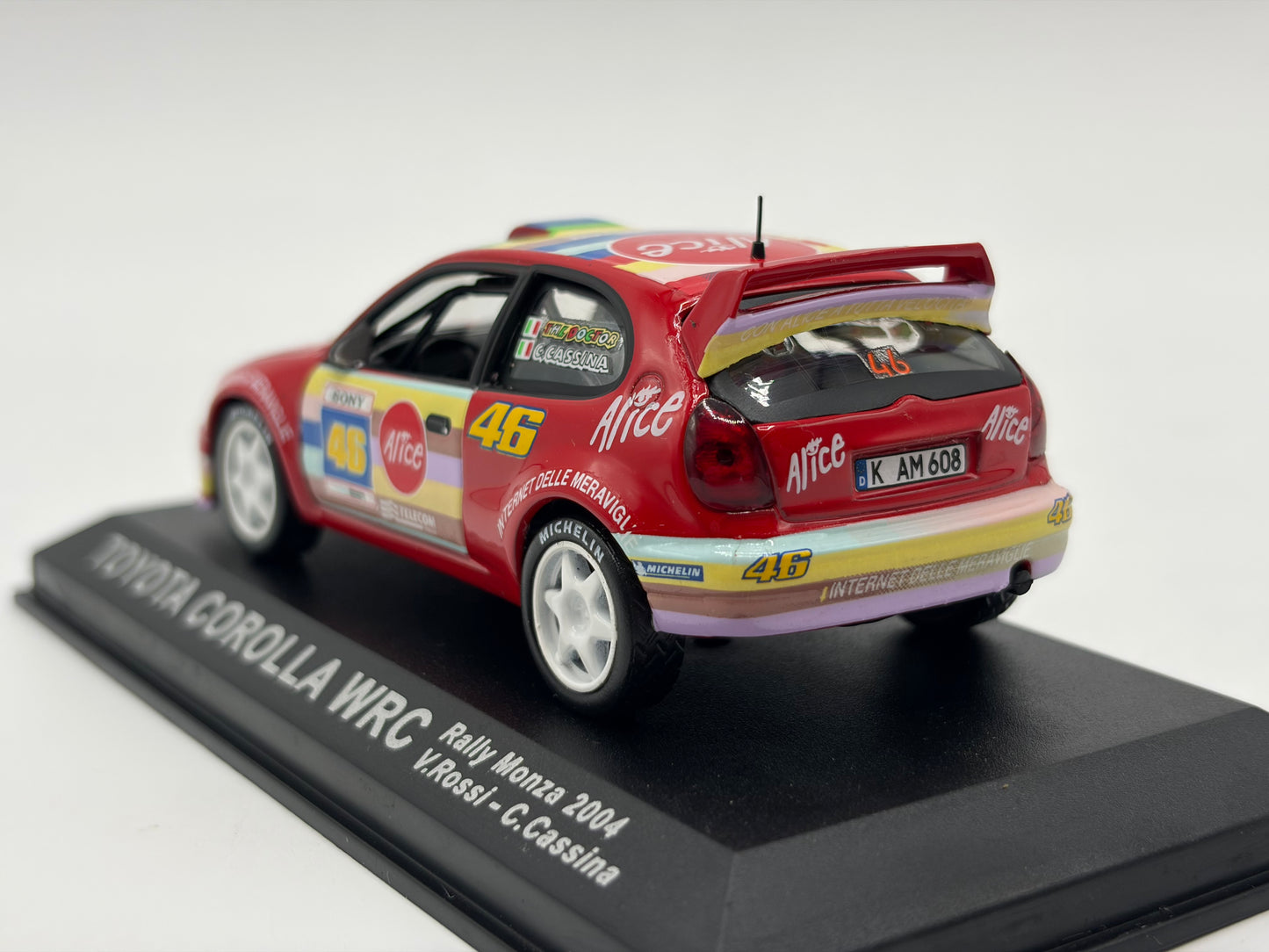 1/43 2004 Toyota Corolla WRC - Rally of Monza - Rossi / Cassina | Model Rally Car