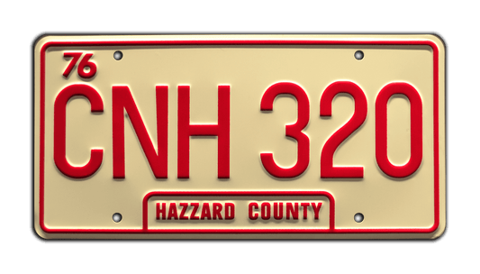 CNH 320 - Dukes of Hazzard | License Plate