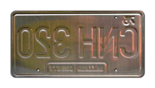 CNH 320 - Dukes of Hazzard | License Plate