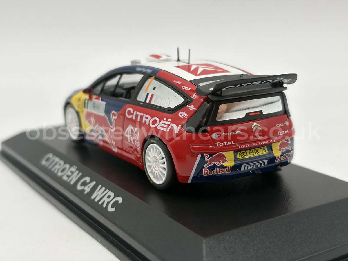 1/43 2008 Citroen C4 WRC - Tour de Corse - Sebastien Loeb - Norev | Model Rally Car