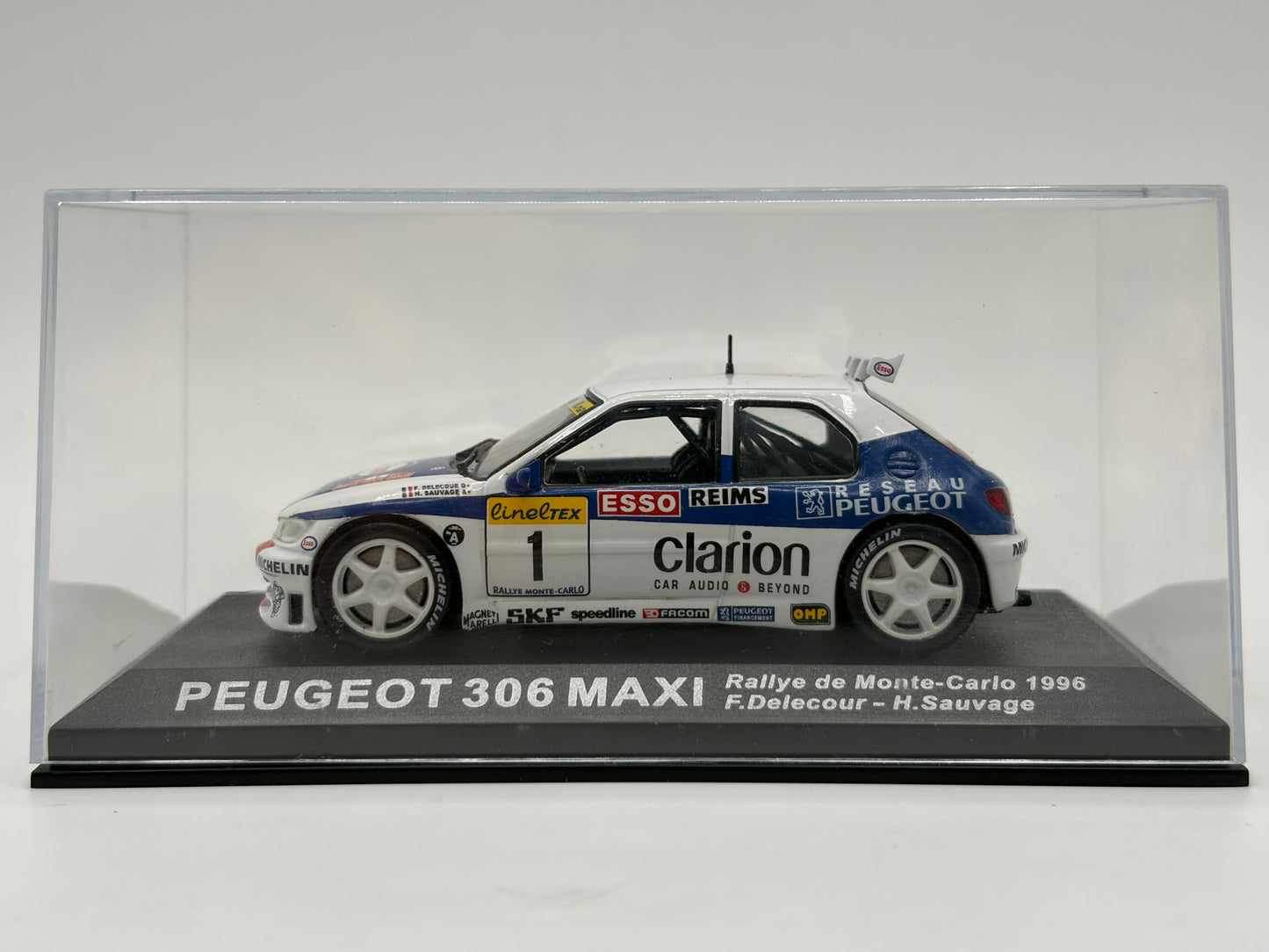 1/43 1996 Peugeot 306 Maxi - Monte Carlo Rally - Delecour / Sauvage | Model Rally Car