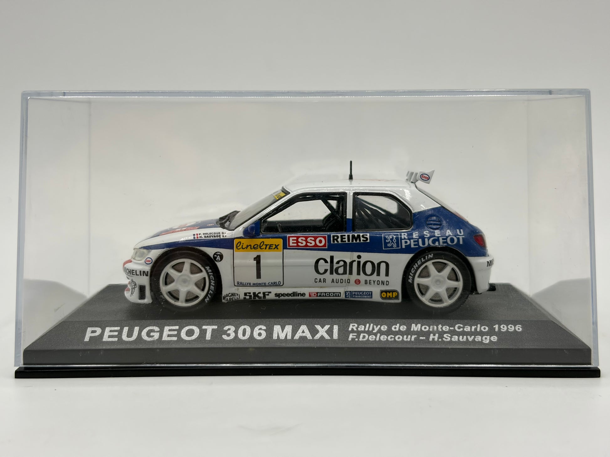 1/43 1996 Peugeot 306 Maxi - Monte Carlo Rally - Delecour / Sauvage | Model Rally Car