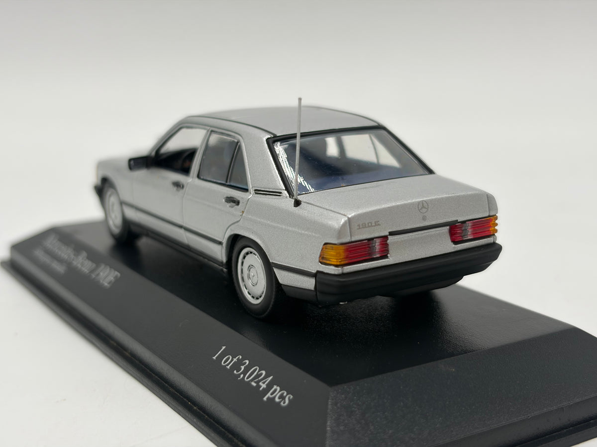 1/43 1984 Mercedes 190E - Silver - Minichamps | Model Car