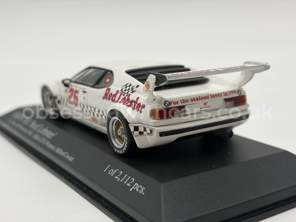 1/43 1981 BMW M1 - Cowart / Miller - Minchamps | Model Car