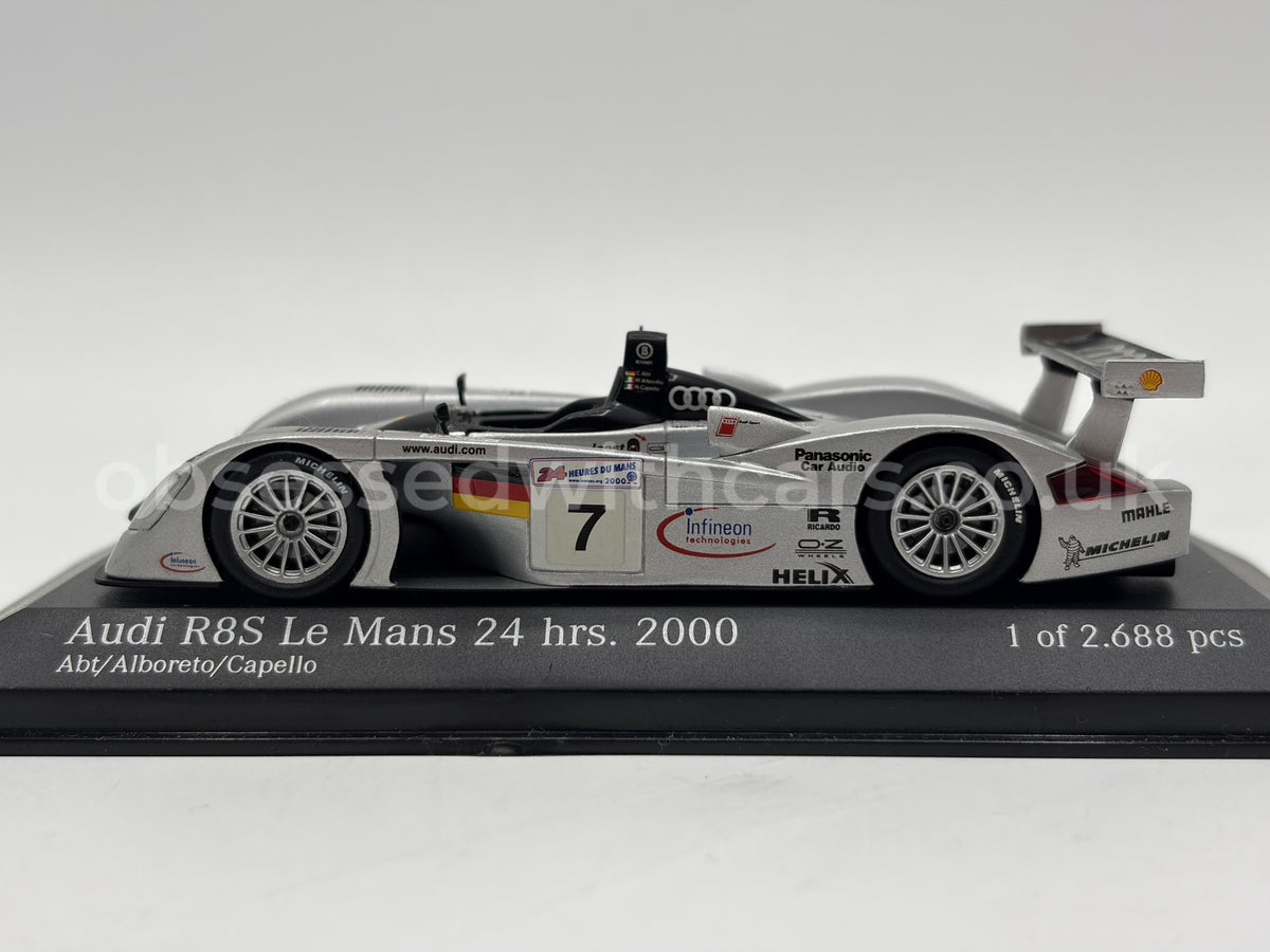 1/43 2000 Audi R8S - Abt / Alboreto / Capello - Minichamps | Model Le Mans Car