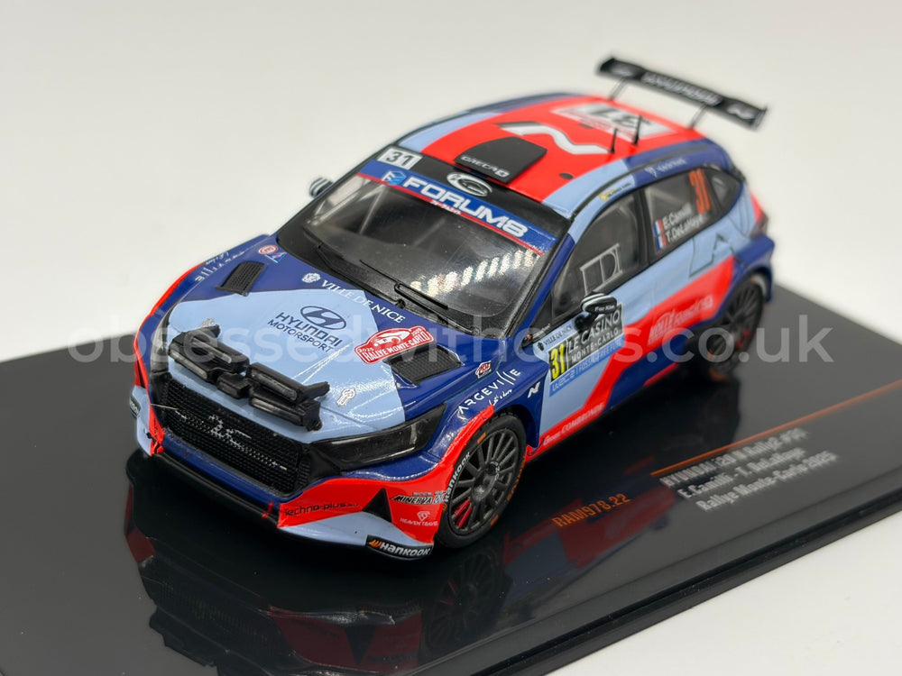 1/43 2025 Hyundai i20N Rally2 - Rallye Monte Carlo - Camilli / de la Haye | Model Rally Car