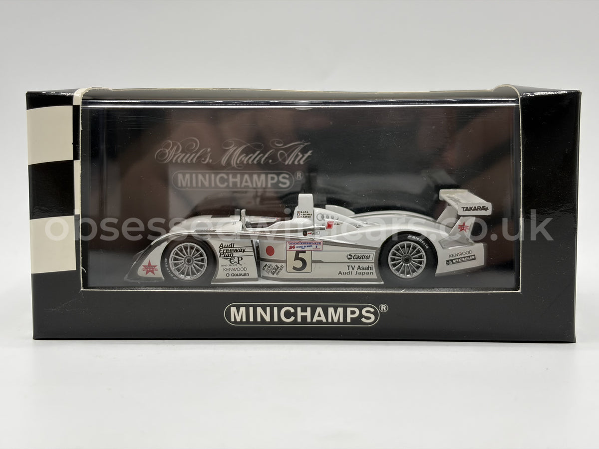 1/43 2002 Audi R8 - Ara / Dalmas / Katoh - Minichamps | Model Le Mans Car