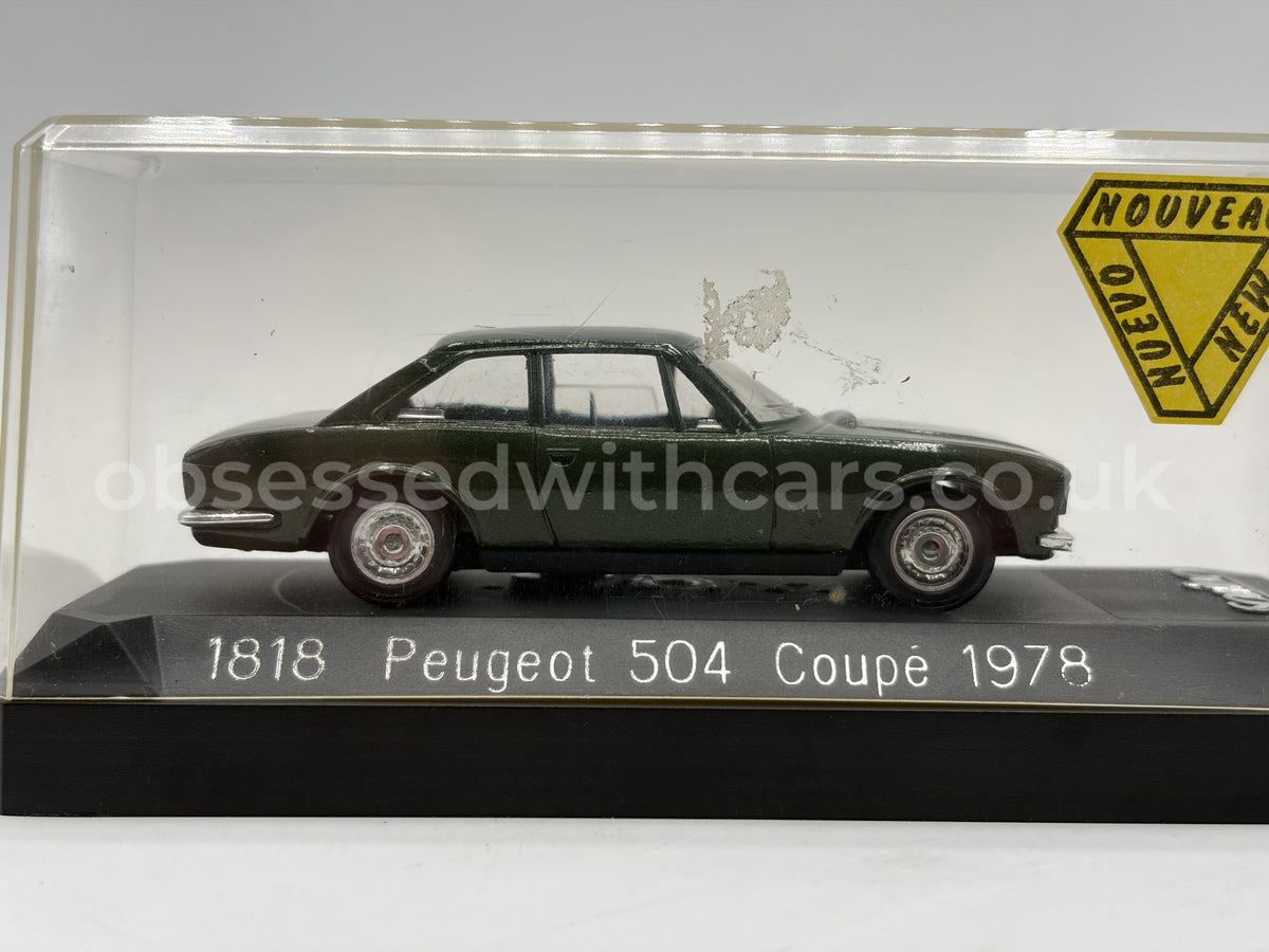 1/43 1978 Peugeot 504 Coupe - Dark Green | Model Car