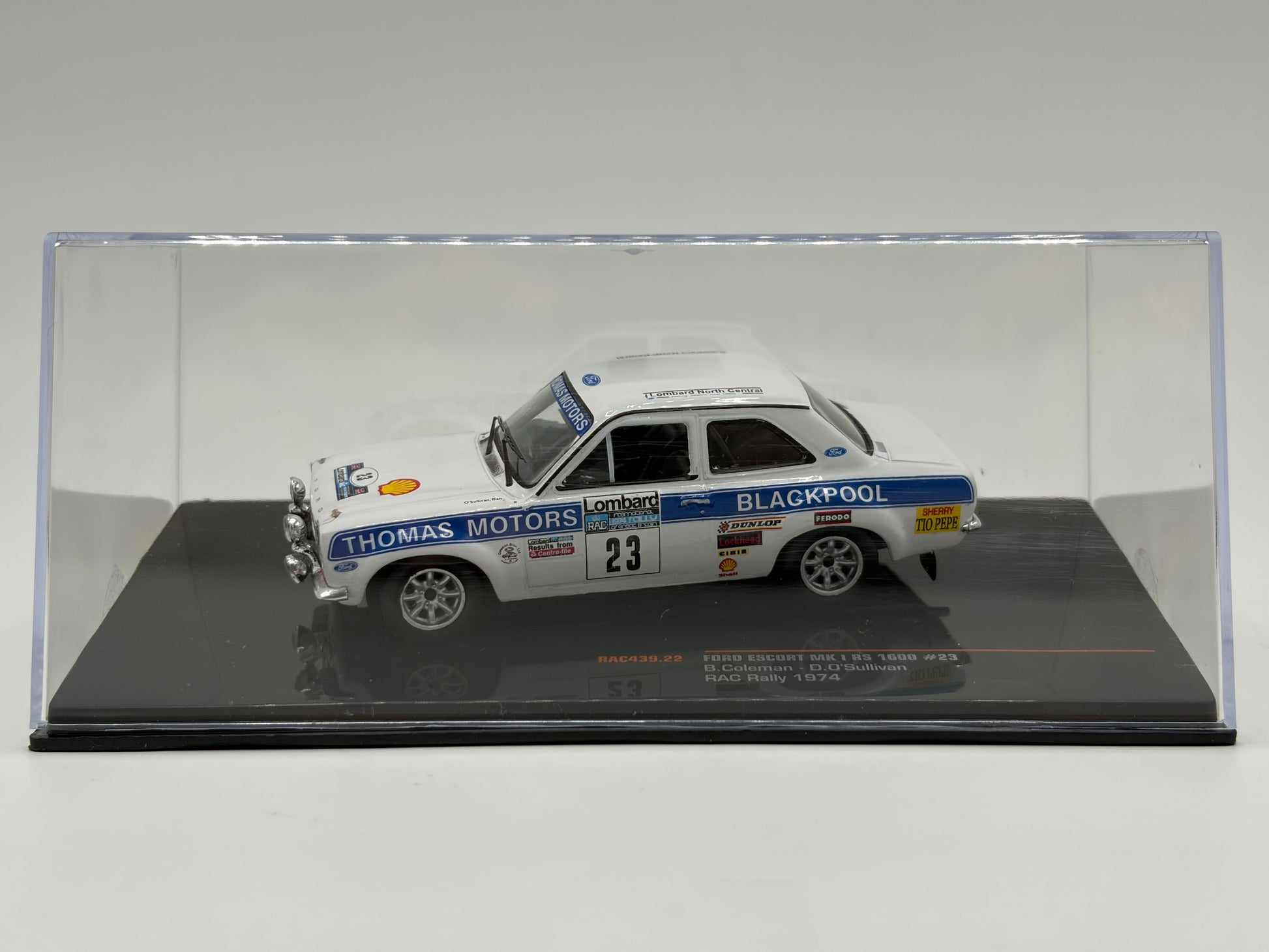 1/43 1974 Ford Escort MK1 RS1600 - RAC Rally - Coleman / O’Sullivan | Rally Model Car