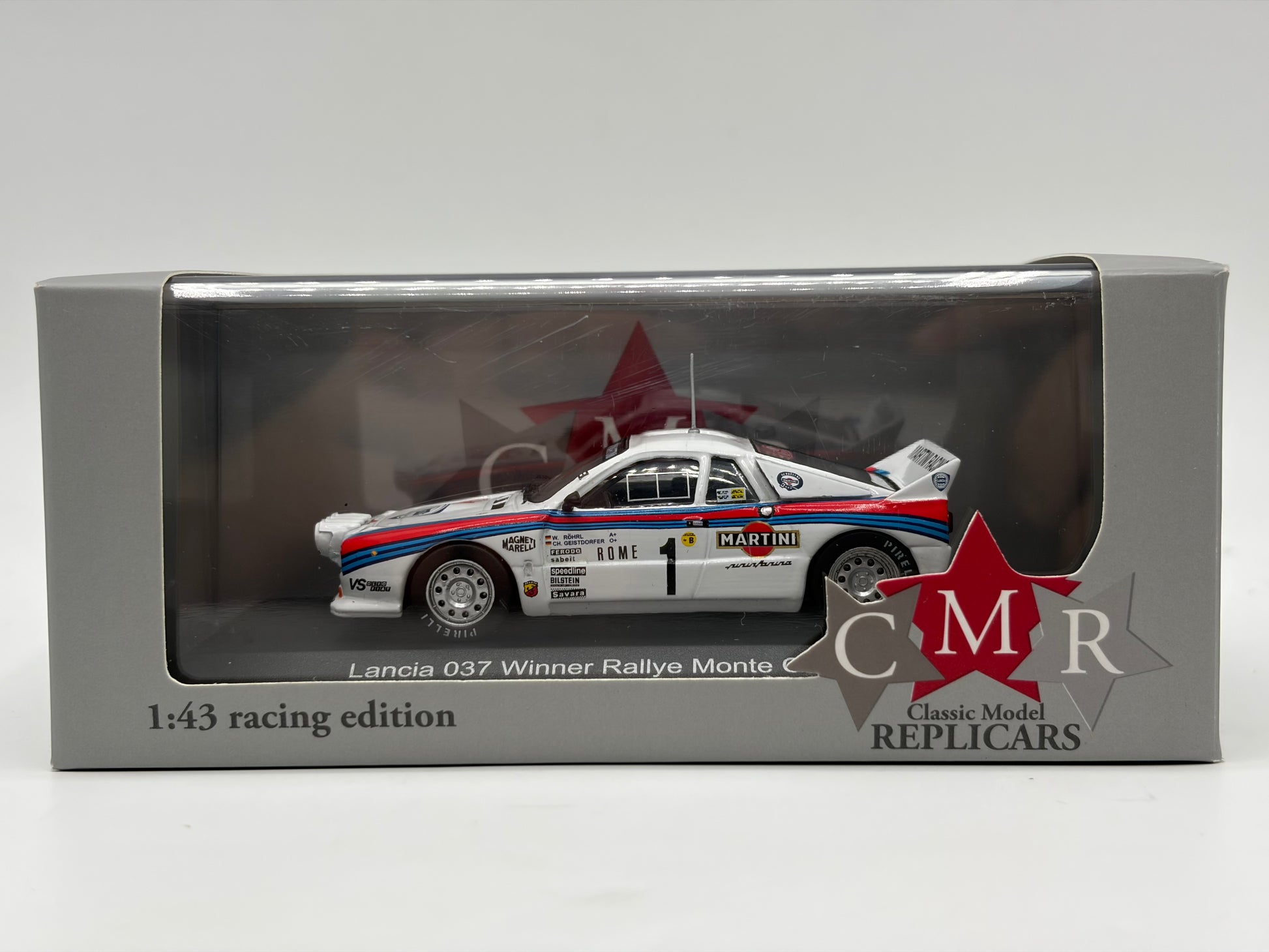 1/43 1983 Lancia 037 - Monte Carlo Rally - Rohrl / Geistdorfer - CMR | Model Rally Car