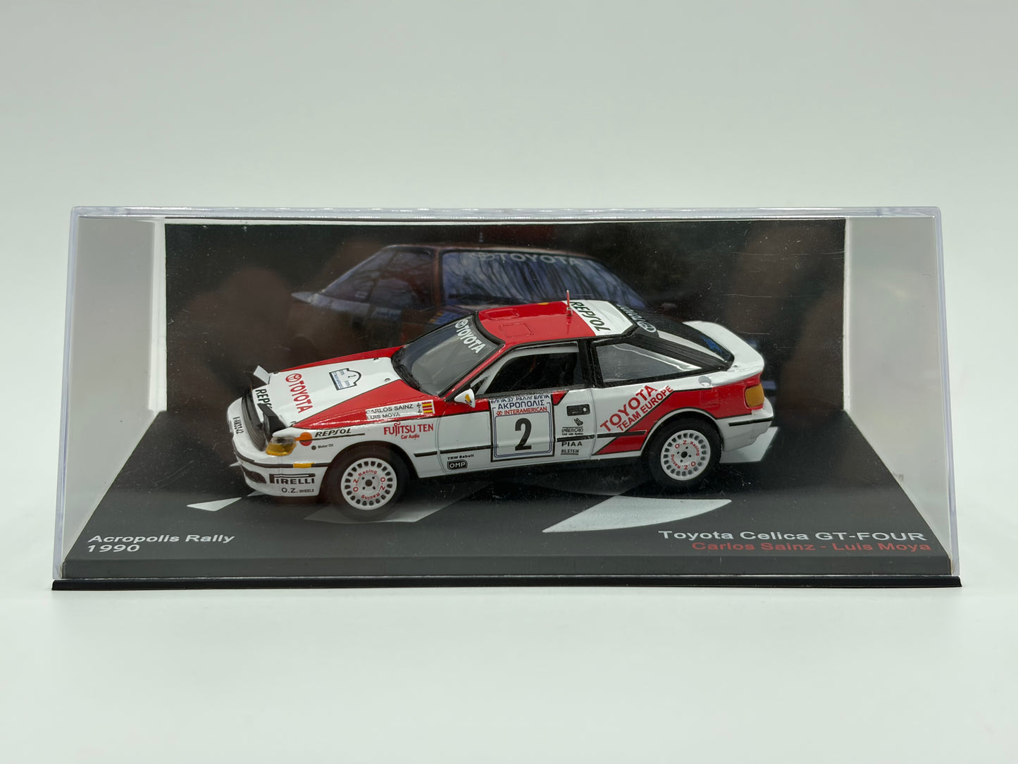 1/43 1990 Toyota Celica GT4 - Rally Acropolis - Sainz / Moya | Model Rally Car