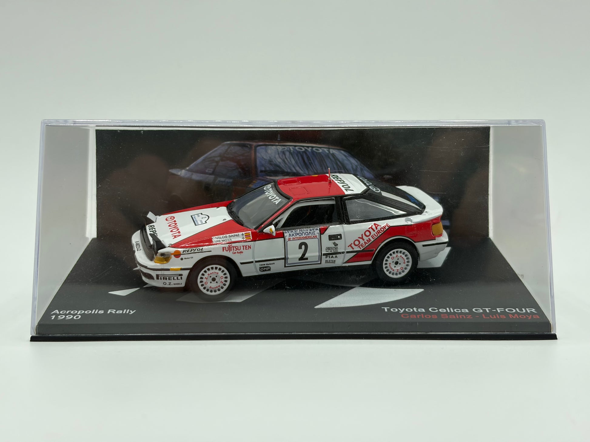 1/43 1990 Toyota Celica GT4 - Rally Acropolis - Sainz / Moya | Model Rally Car