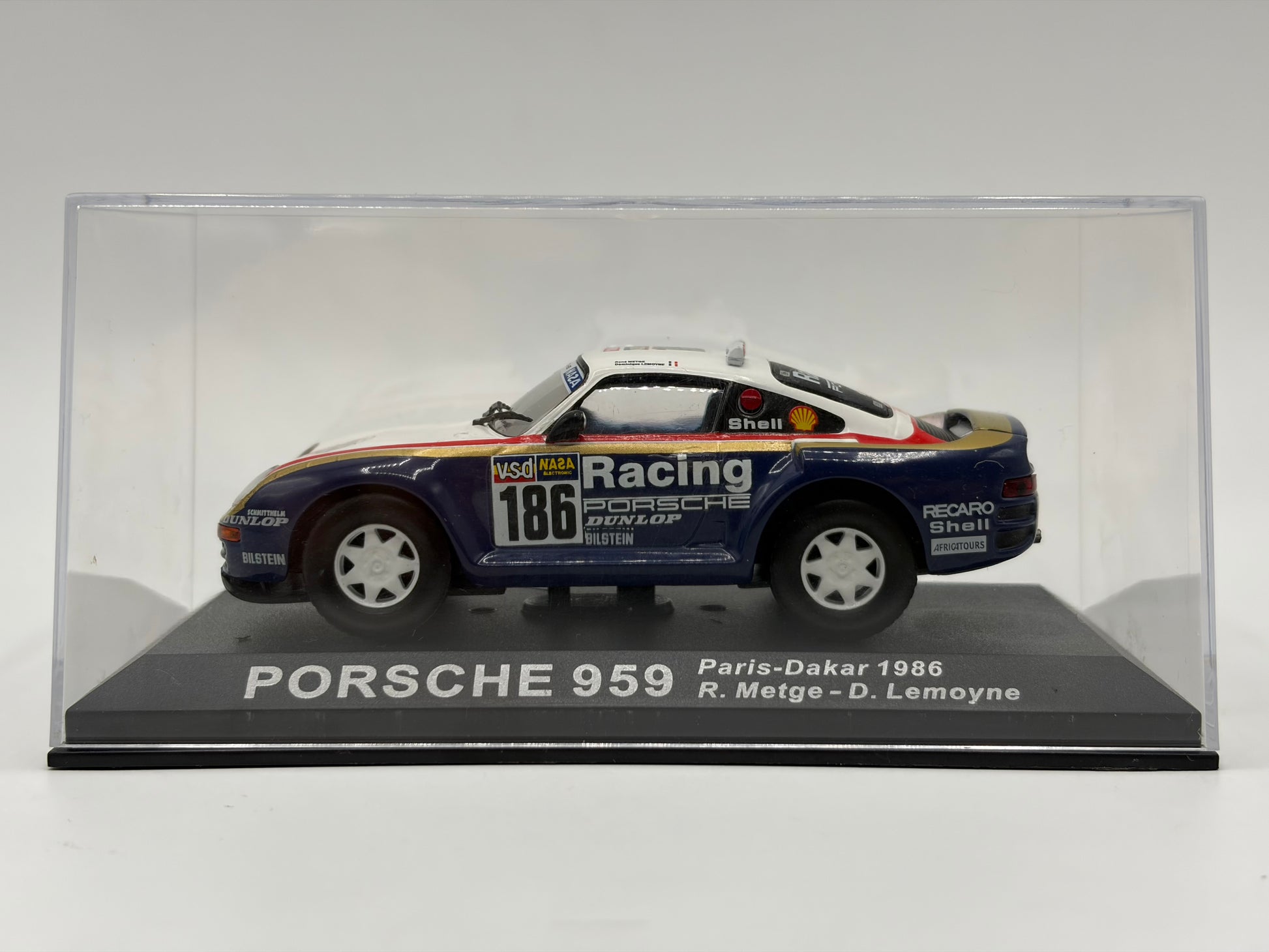 1/43 1986 Porsche 959 - Paris-Dakar - Metge / Lemoyne | Model Rally Car
