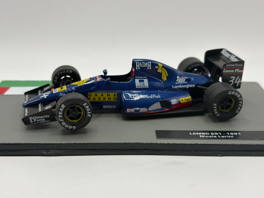 1/43 1991 Lambo 291 - Nicola Larini | Model F1 Car
