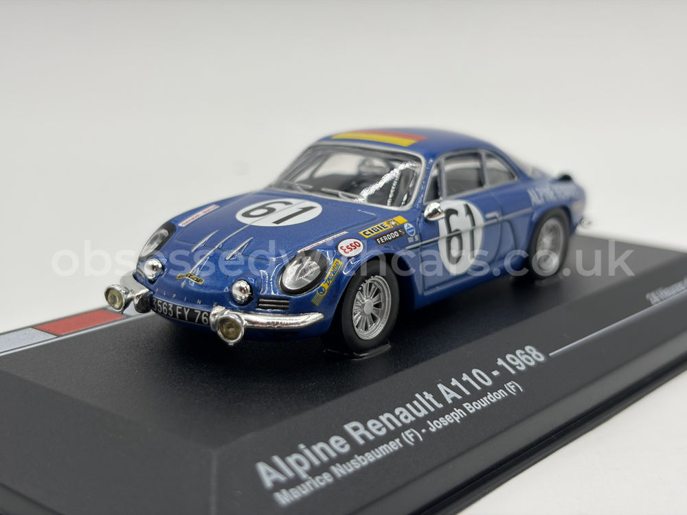 1/43 1968 Alpine Renault A110 - Nusbaumer / Bourdon | Model Le Mans Car