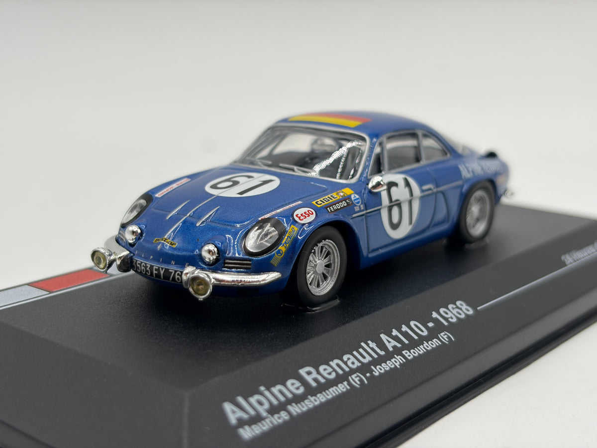 1/43 1968 Alpine Renault A110 - Nusbaumer / Bourdon | Model Le Mans Car