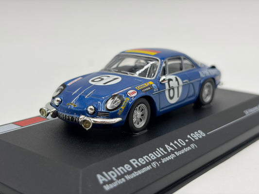 1/43 1968 Alpine Renault A110 - Nusbaumer / Bourdon | Model Le Mans Car