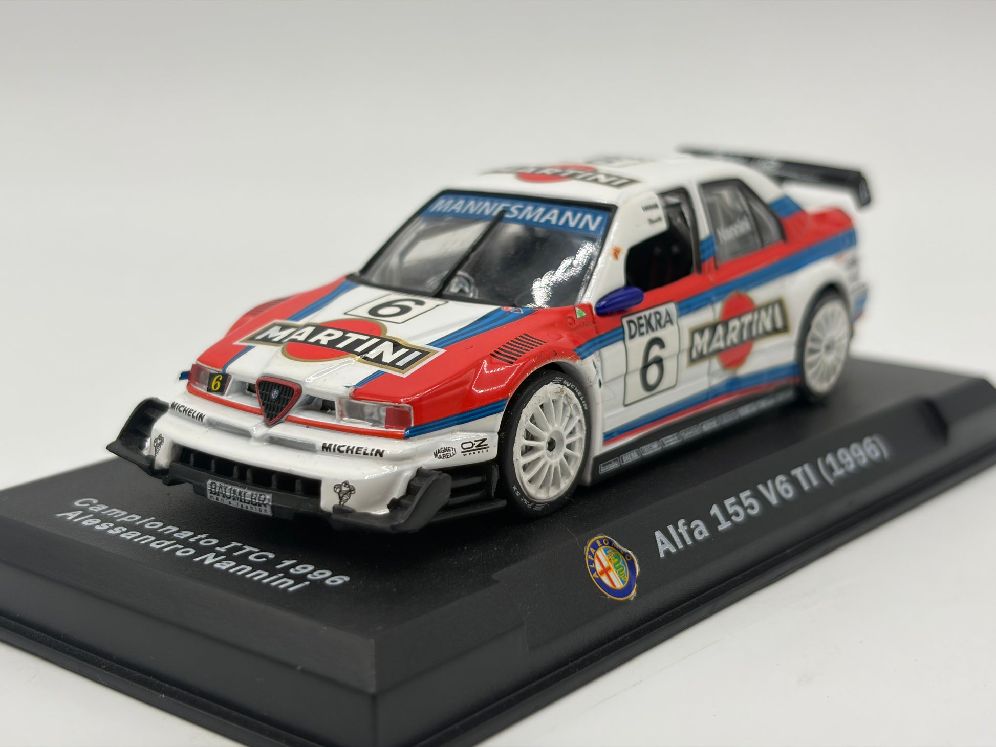 1/43 1996 Alfa Romeo 155 V6 TI - Alessandro Nannini - ITC | Model Car