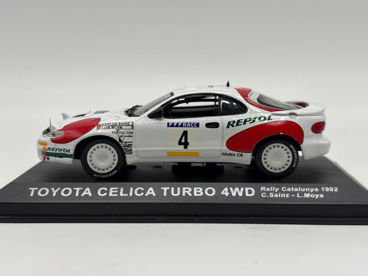 1/43 1992 Toyota Celica Turbo 4WD - Rally Catalunya - Sainz / Moya | Model Rally Car