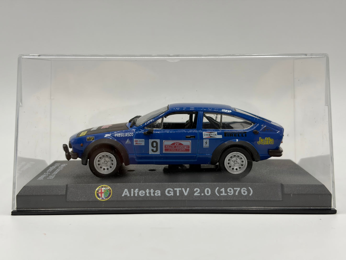 1/43 1976 Alfa Romeo Alfetta GTV 2.0 - Rally Sanremo - Pregliasco / Reisoli | Model Rally Car