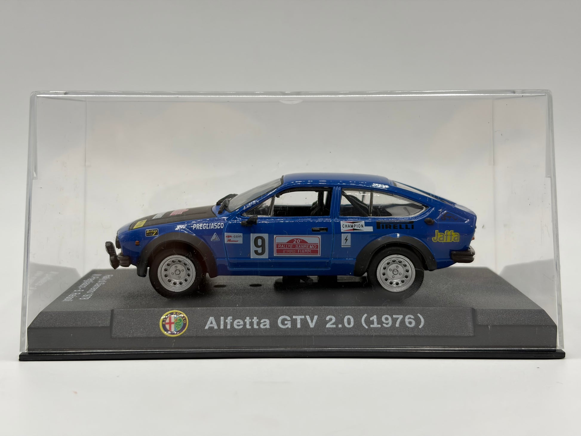 1/43 1976 Alfa Romeo Alfetta GTV 2.0 - Rally Sanremo - Pregliasco / Reisoli | Model Rally Car