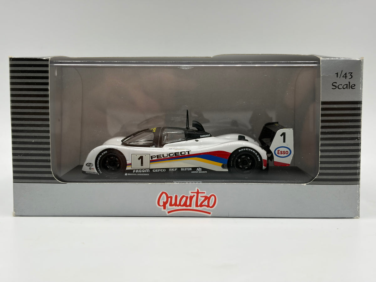 1/43 1992 Peugeot 905 - Warwick / Dalmas / Blundell - Quartzo | Model Le Mans Car