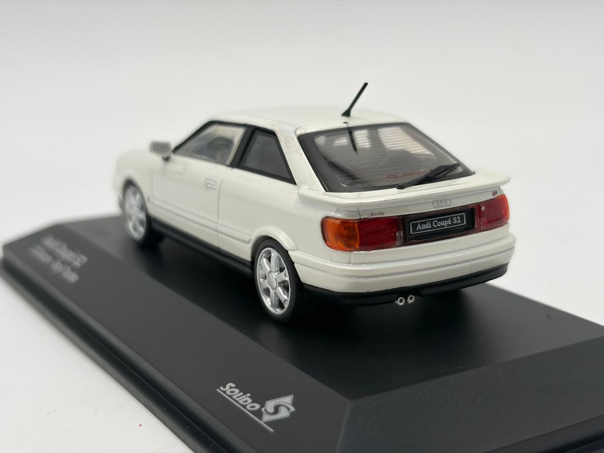 1/43 1992 Audi S2 Coupe - Pearl White - Solido | Model Car